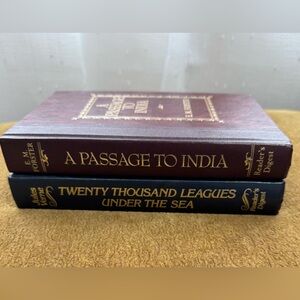 Classic Book Set: A Passage to India & Twenty Thousand Leagues Under the Sea